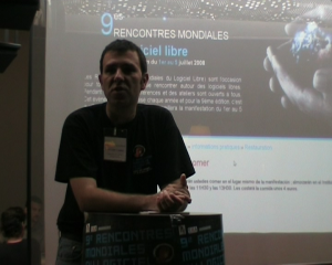 Conférence de presse pour la présentation des Rencontres Mondiales du Logiciel Libre 2008