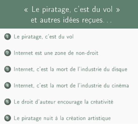 Le Piratage C Est Du Vol Et Autres Phrases Chocs April